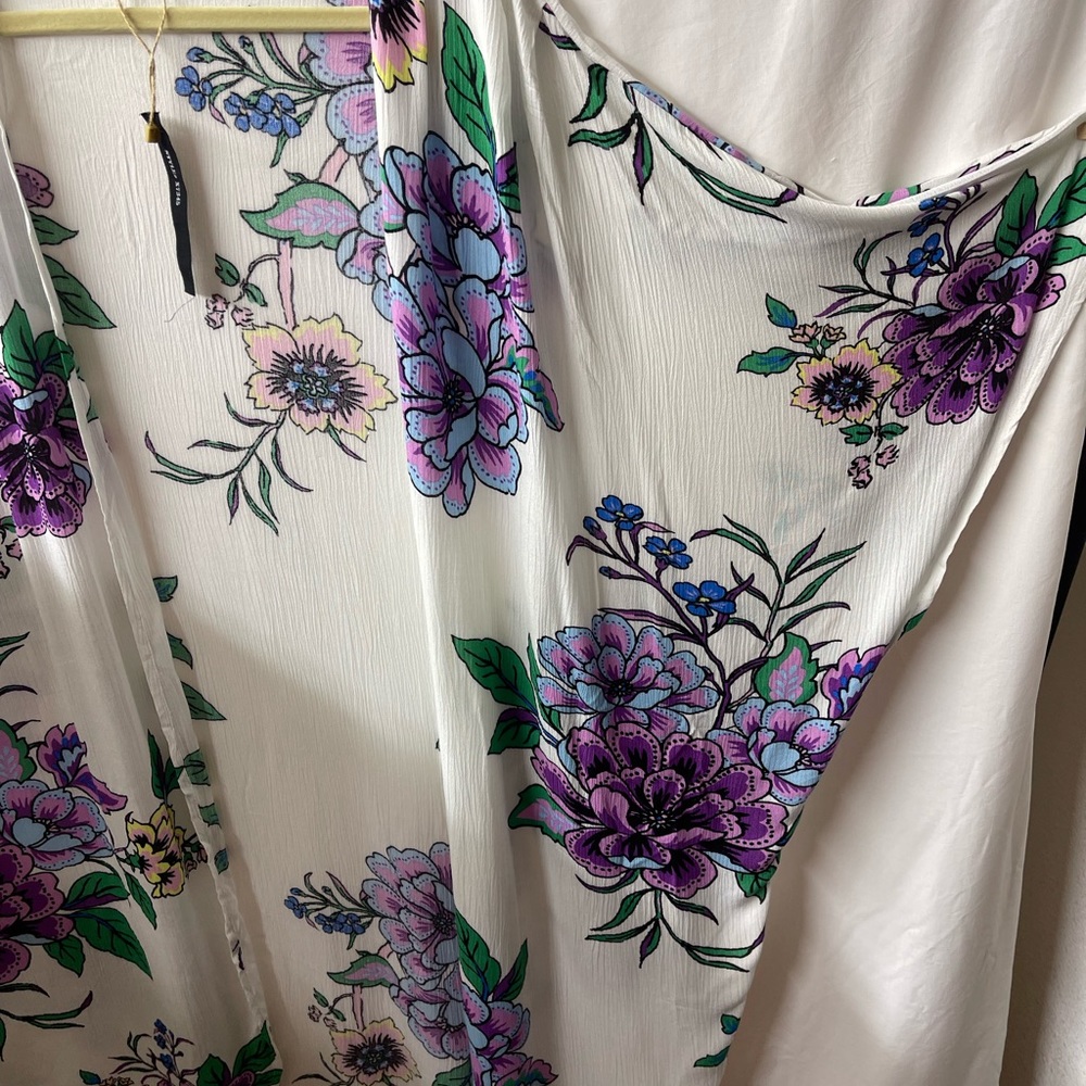 Purple Floral Kimono